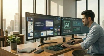 Comunicació visual corporativa: crea presentacions amb IA